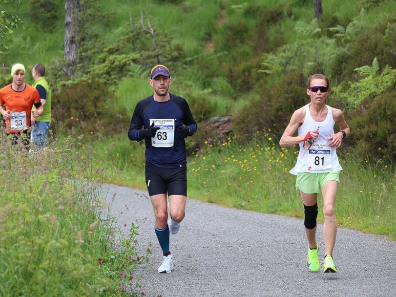 Ingvild Aurdal nr 6 i Karmøy Maraton